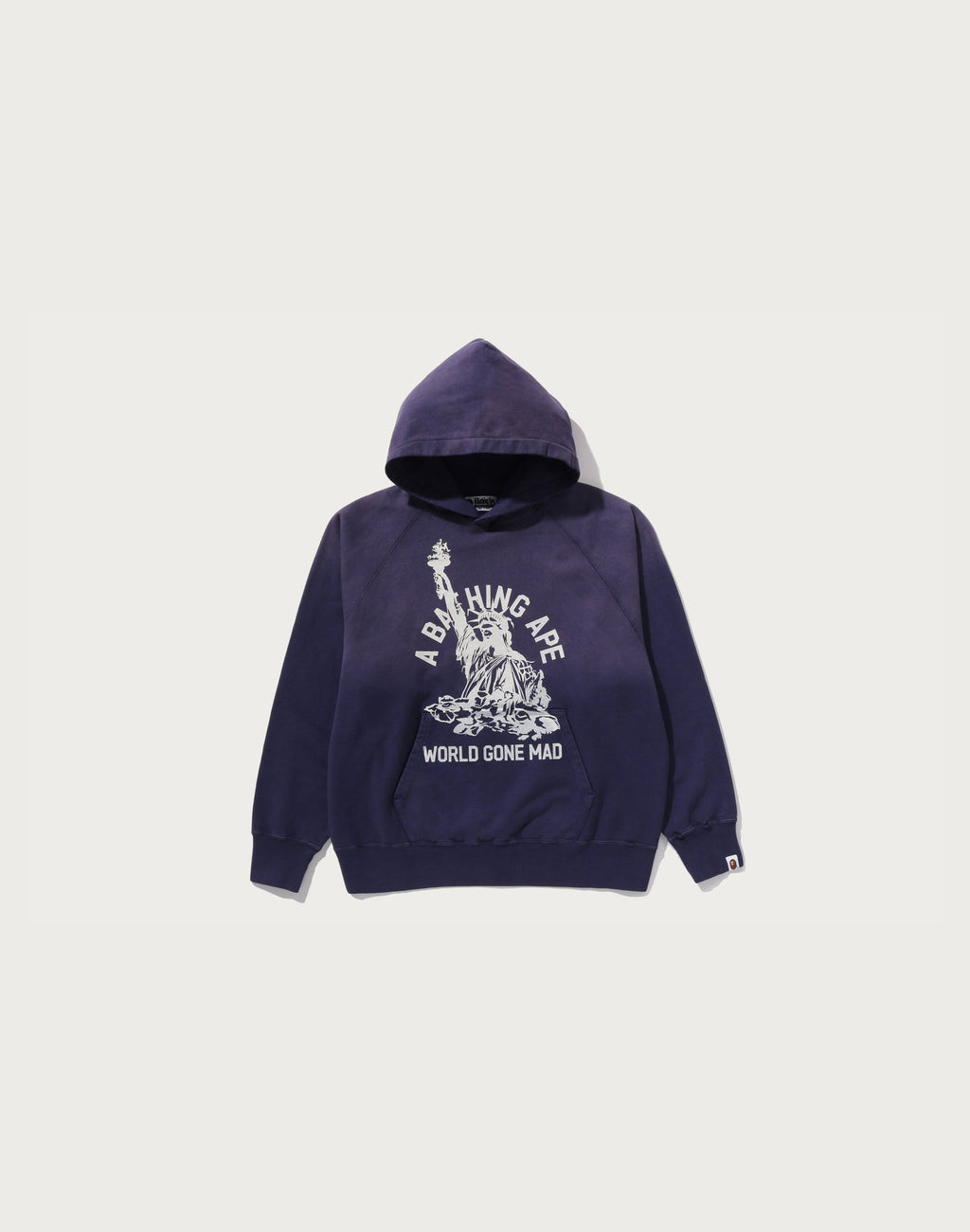 DESTROY WASHED RELAXED FIT PULLOVER HOODIE MENS
