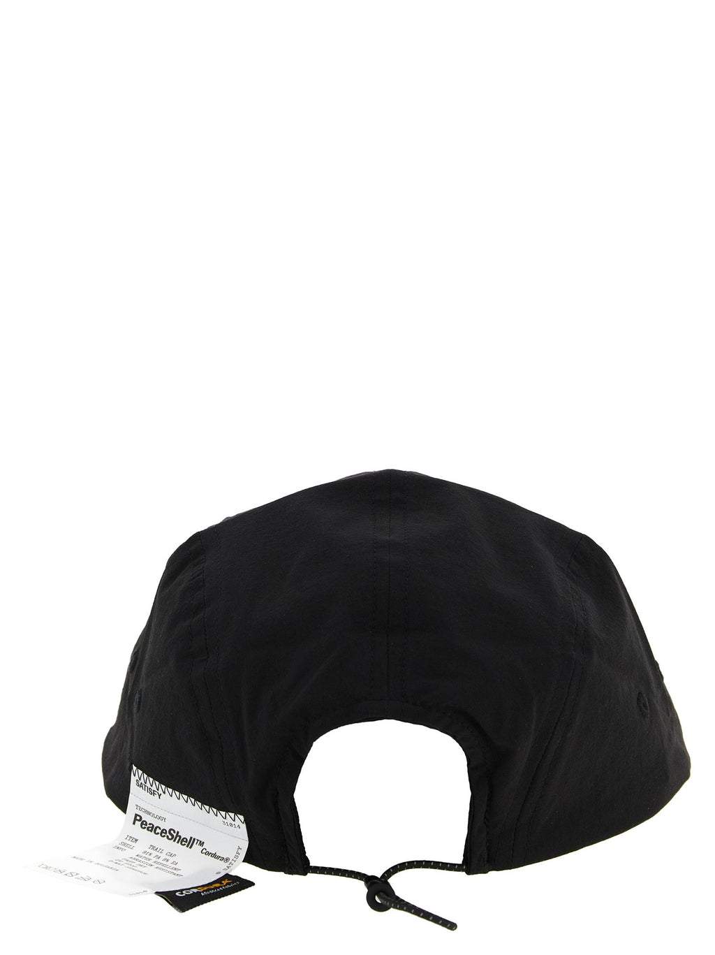 Satisfy Black Polyamide Baseball Cap