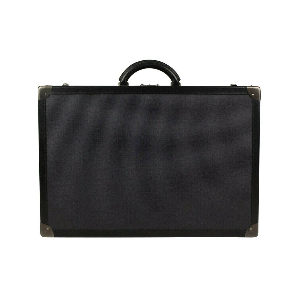Blue Canvas 'Marco Polo' Hard Suitcase Luggage