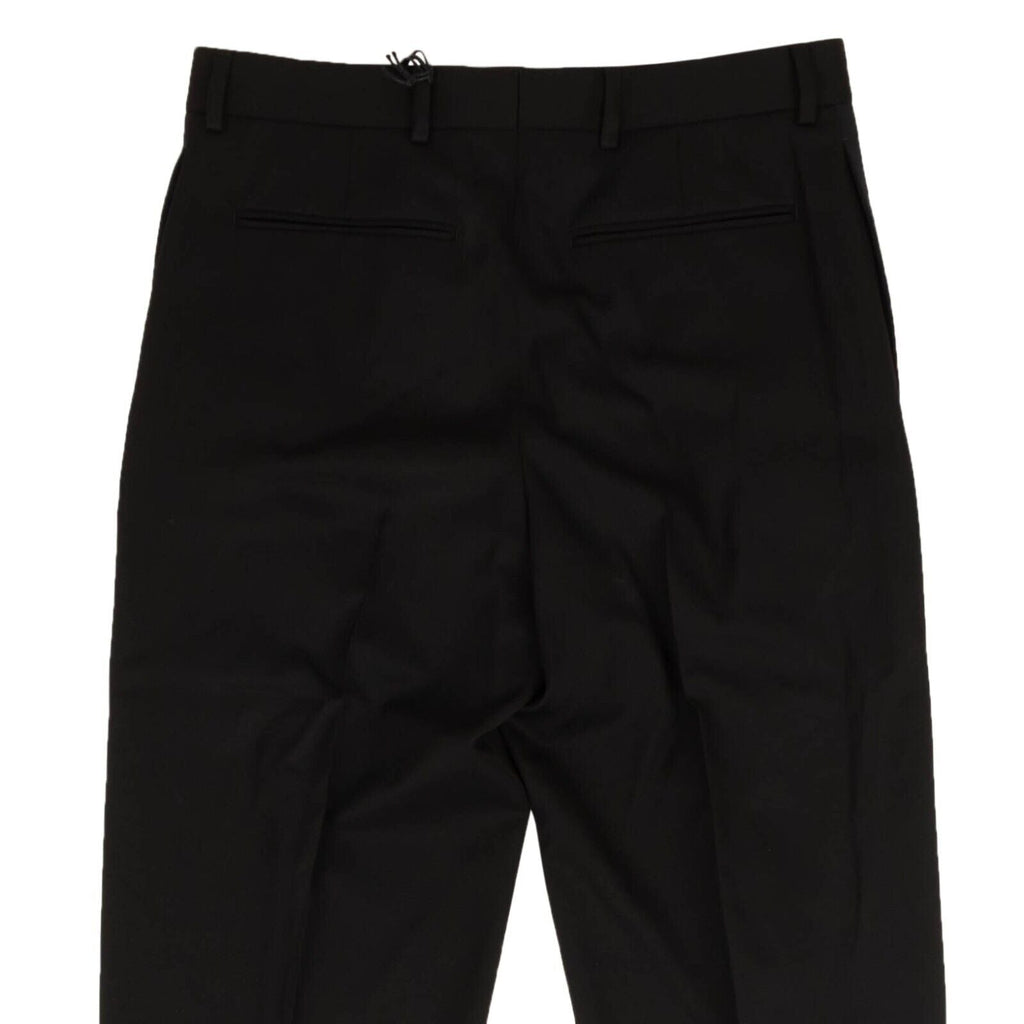 Black Cotton Dress Pants
