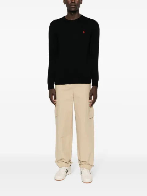 Polo Ralph Lauren logo-embroidered crew-neck jumper