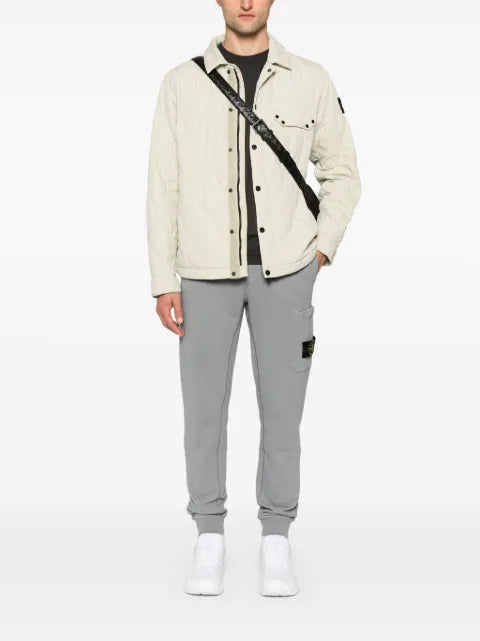 Stone Island Compass-badge quilted jacket