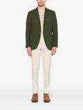 Boglioli single-breasted cotton blend blazer