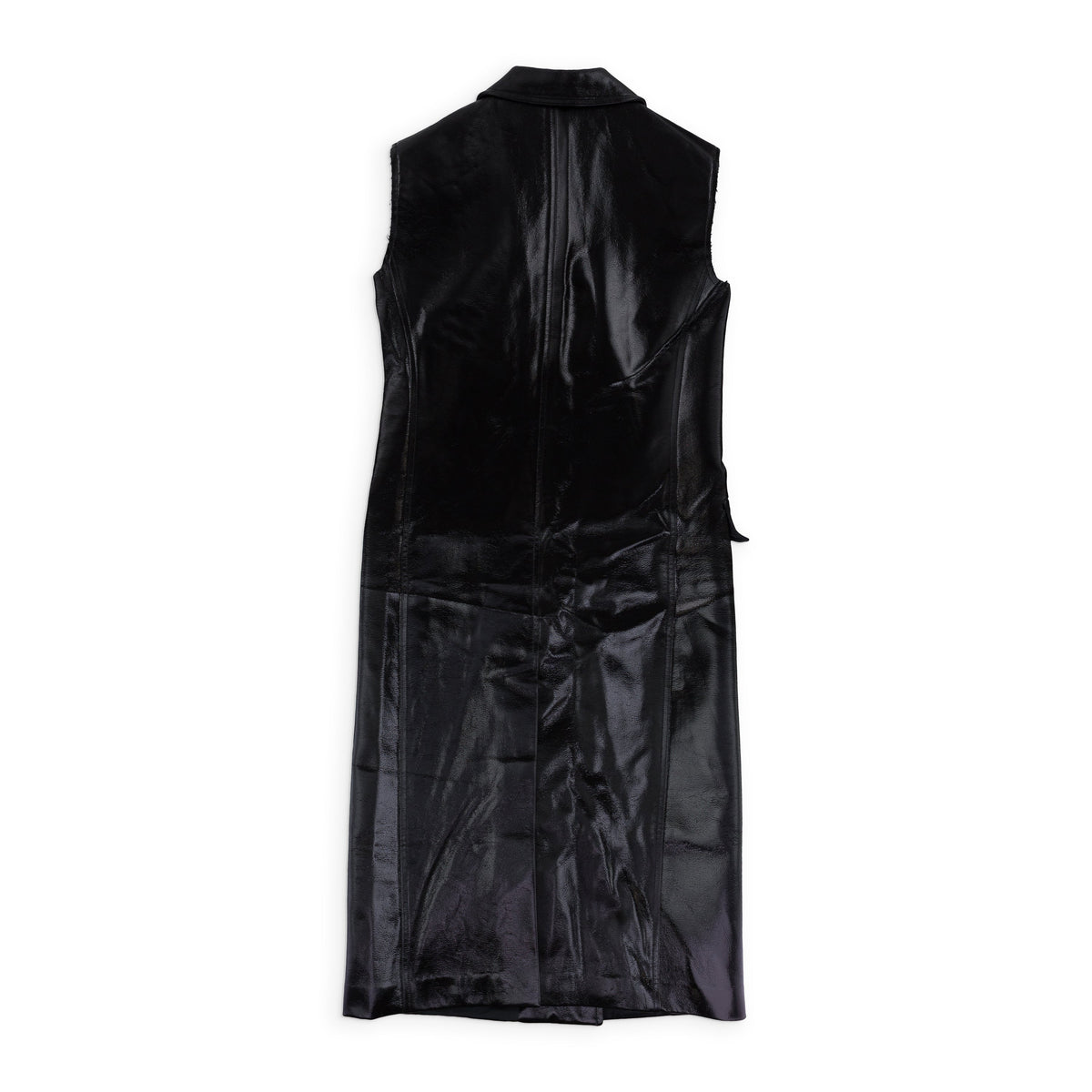 SLEEVELESS BLACK COAT