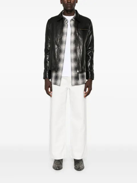 AllSaints Miller leather jacket