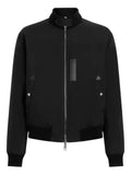 Dolce & Gabbana leather-trimmed bomber jacket
