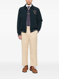 Drôle De Monsieur embroidery zip jacket