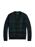 Polo Ralph Lauren Blackwatch-check V-neck cardigan