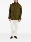 Ferragamo suede safari jacket