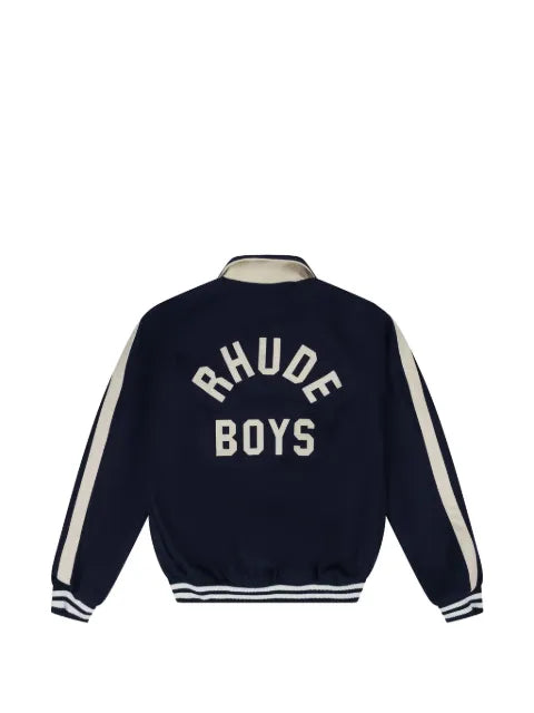 RHUDE Signature panelled bomber jacket