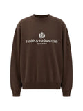 Sporty & Rich H&W crest-print crew-neck sweatshirt