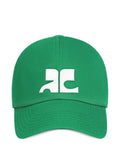 Courrèges AC logo-patch baseball cap