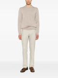Zanone ribbed-knit crew-neck wool jumper
