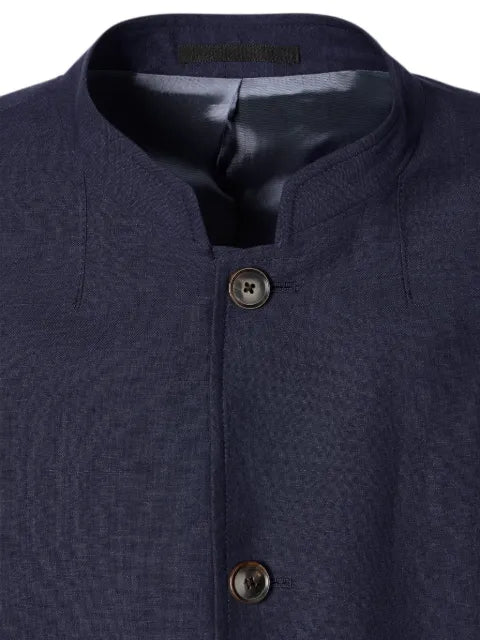 Paul Smith wool and linen-blend collarless jacket