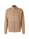 Canali zip-up elbow-patch sweater