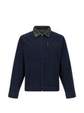 Gramicci corduroy-collar Japanese denim jacket