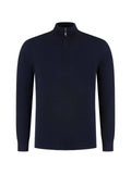 Doriani Cashmere half-zip knitted sweater