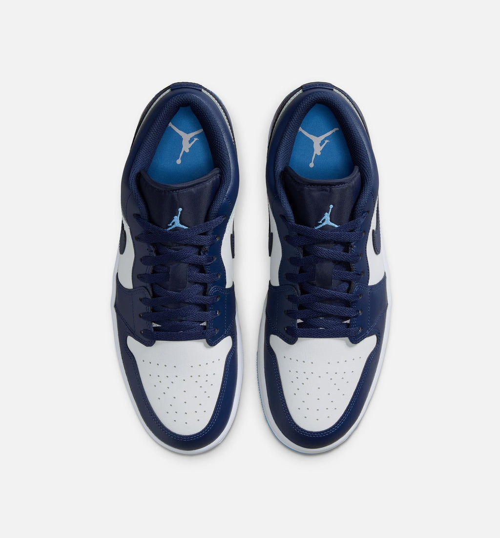 Air Jordan 1 Low Men's Lifestyle Shoes – Midnight Navy/University Blue/White