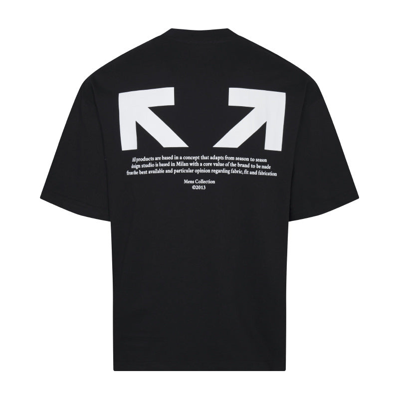 Off-White Arrow Graphic Crew Neck Short Sleeve T Shirt