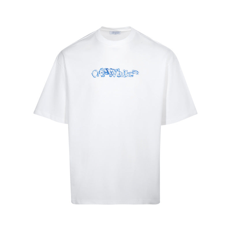 Off-White Arrow Graphic Crew Neck Short Sleeve T Shirt