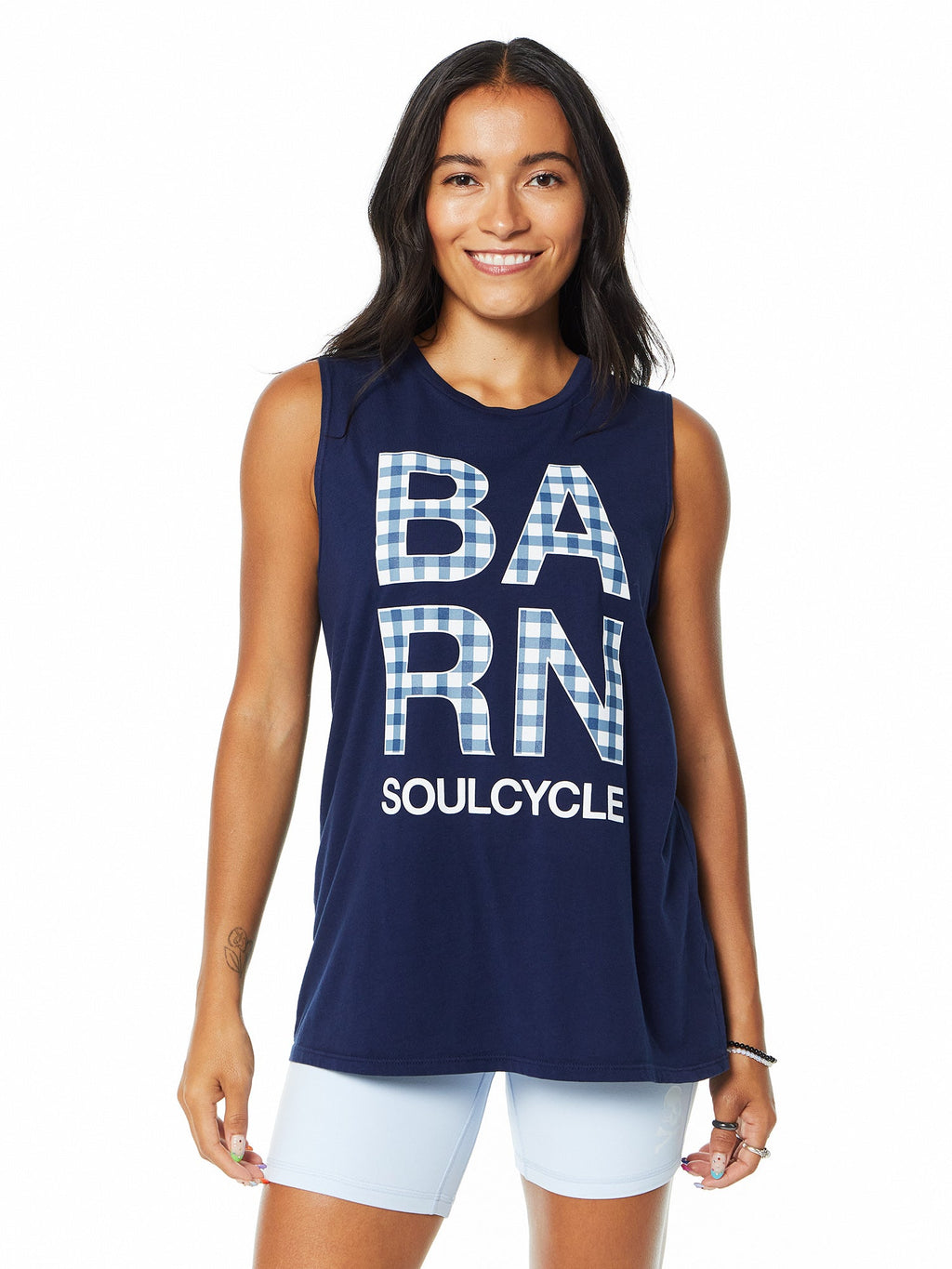 EVELYN TANK NAVY BARN