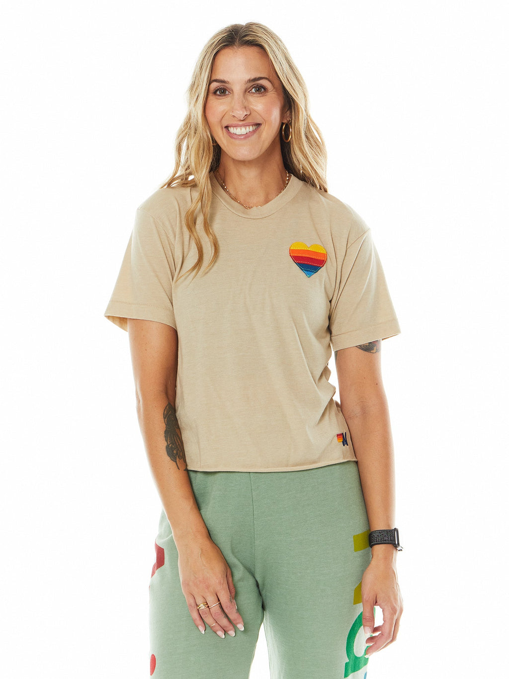 RAINBOW HEART STITCH BOYFRIEND