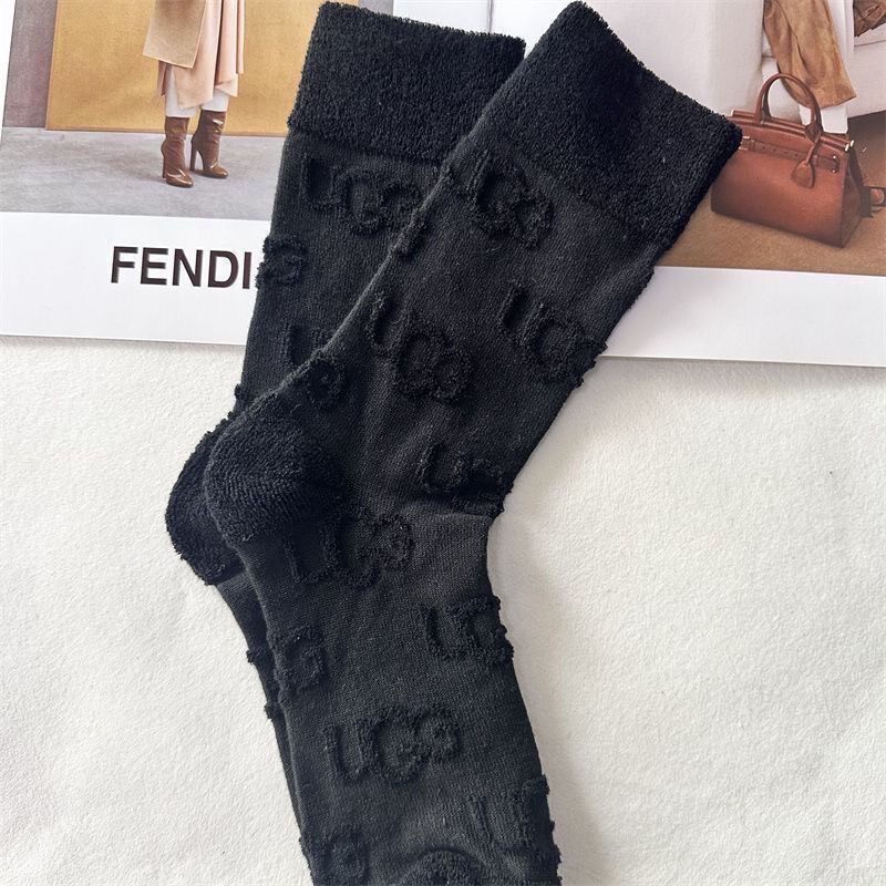 UGG Reverse-Knit Thermal Crew Sock Set