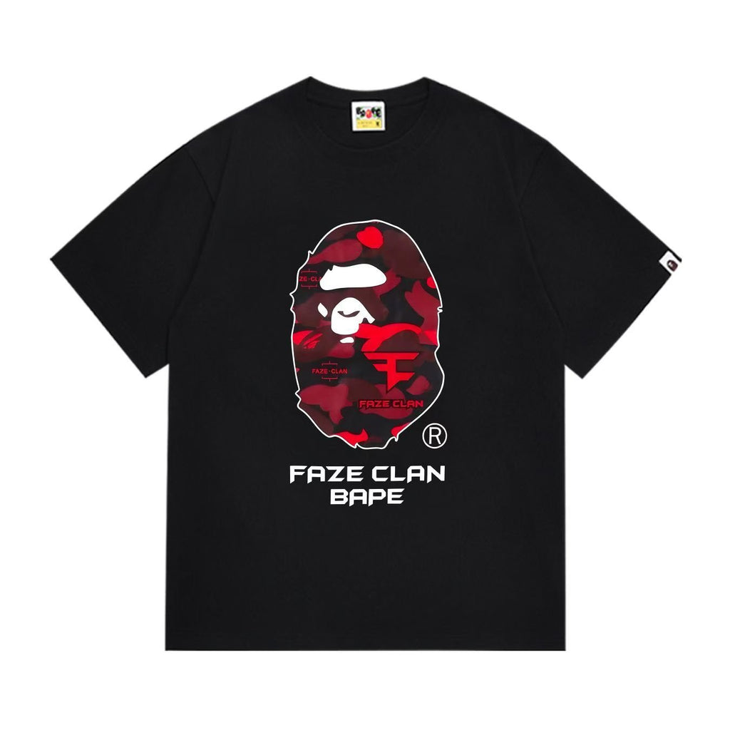 BAPE FaZe Clan Ape Head Graphic T-Shirt