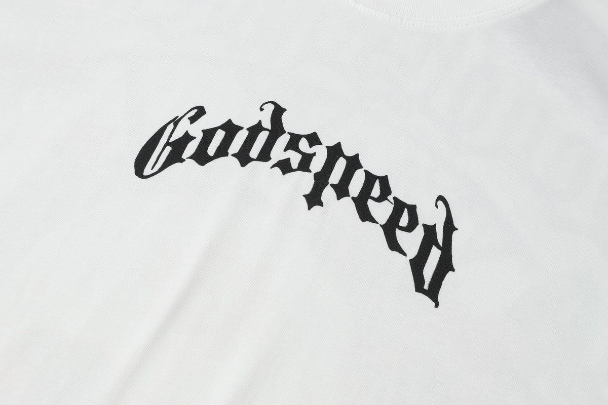 Godspeed Skull & Floral Graphic Short-Sleeve T-Shirt