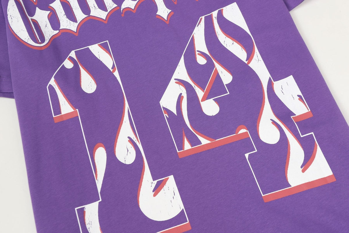 Godspeed Purple Baseball Graphic T-Shirt