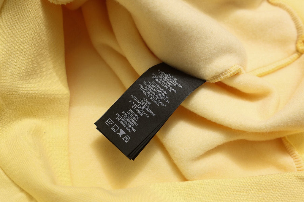 FOG Educate the Young Yellow Graphic Hoodie