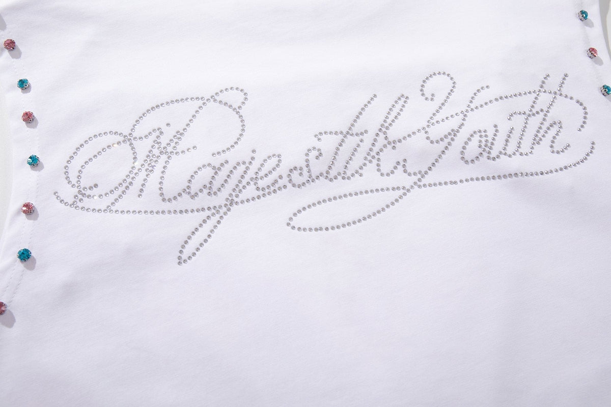 MAJESTIK Horse Rider Rhinestone Sleeveless T-Shirt