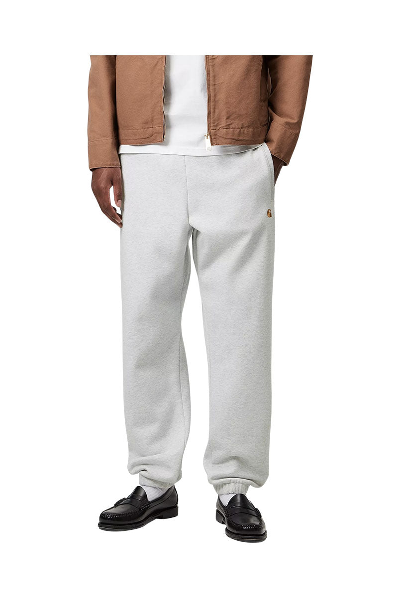 CARHARTT WIP CHASE SWEAT PANT Ash Heather / Gold