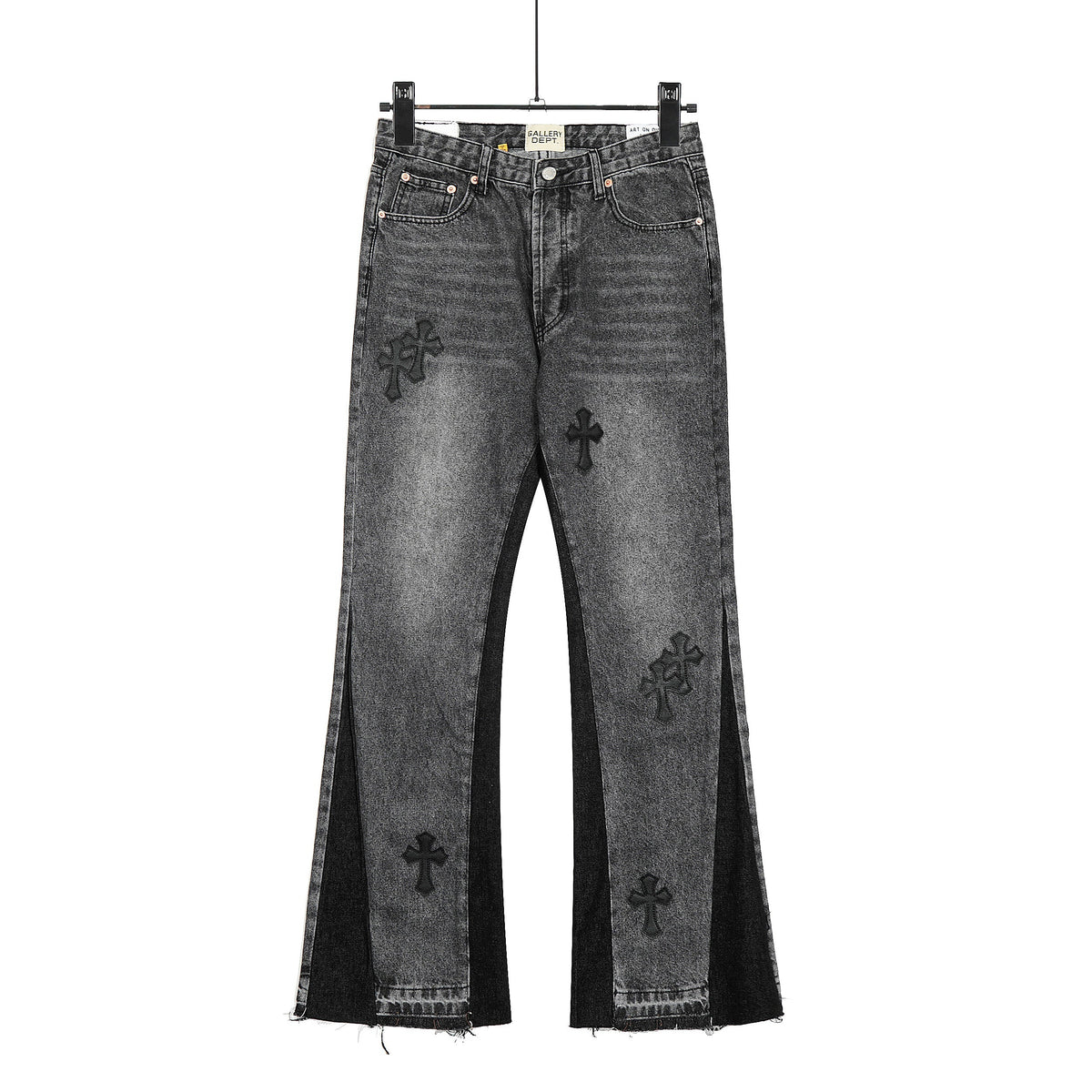 Chrome Hearts Gallery Dept Cross Patch Flare Denim Jeans