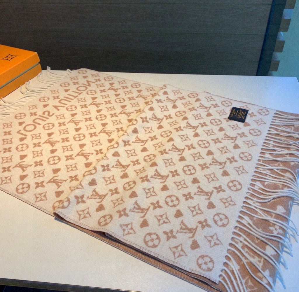 Louis Vuitton Reversible Monogram-Inspired Scarf