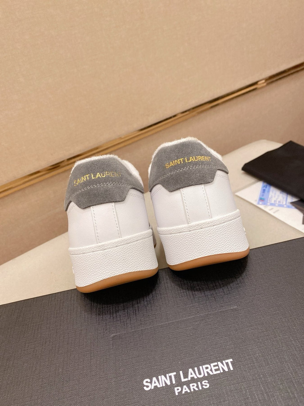 Saint Laurent Perforated Low-Top Sneakers - Perforated Side Panels